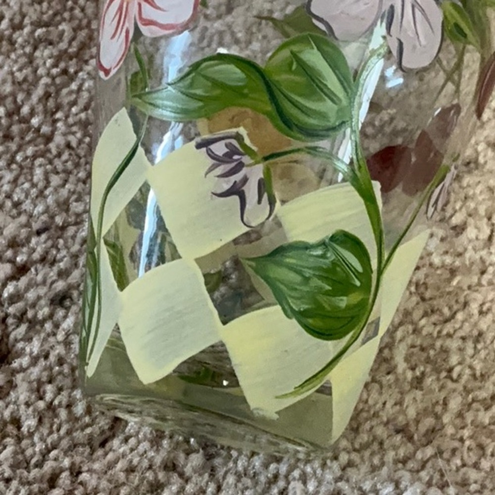 Vintage Hand painted floral Tracy Porter collectors artistic Rare Vase - Picture 11 of 15
